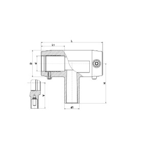 Teu electrofuziune, Ø200 mm, PN16