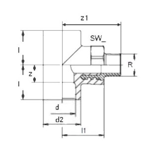 Teu PPR, Ø 32 - 3/4 E, PN25, verde - Img 2