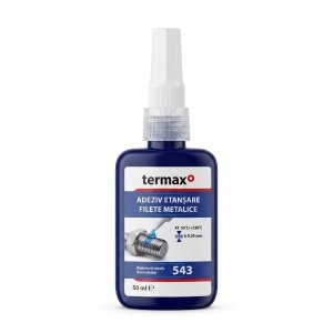 Adeziv pentru etansare filete metalice TERMAX 543, 50 ml, rezistenta medie, demontabil