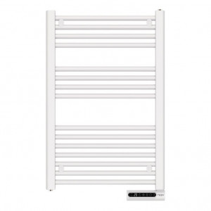 Calorifer electric de baie tip scarita Tesy TH01 500 W, IP24, ecran LCD, 4 - 6 m², Alb