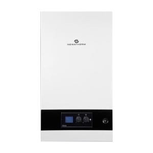 Centrala termica pe gaz in condensare Newatherm Dione 24 kW, Eficienta ridicata pana la 109%, Clasa A, Vas expansiune 8 litri, Debit ACM 11.36 l/min, IPX4D, Kit de evacuare inclus - Img 2