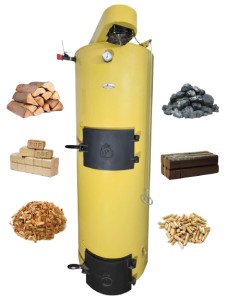 Centrala termica Stropuva S40U, 40 kW, lemn/carbune/brichete rumegus, 400 m² - Img 1