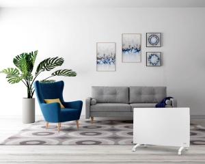 Convector electric de podea TESY CN 052 200 EI CLOUD W FloorEco, 2000W, modul Wi-Fi incorporat, termostat reglabil, Alb - Img 3