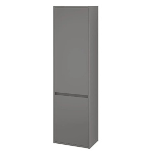 Dulap baie suspendat Crea, 2 usi, S924-025, gri mat