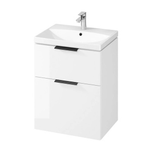 Dulap cu lavoar City, cu sertare, 60, S801-422, alb - Img 3