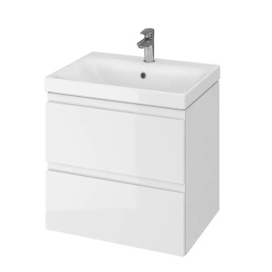 Dulap cu lavoar Moduo, cu sertare, 60, S801-223-DS, alb