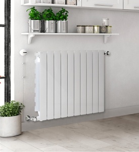 Element FONDITAL Blitz Super B4 din aluminiu 600 mm, putere termica W/elem. (ΔT 50) - 143.5 W, Neutral White - Img 3