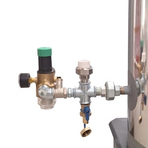 Pachet boiler pe lemne din inox + focar 90 litri, FM Group + Accesorii Montaj - Img 8