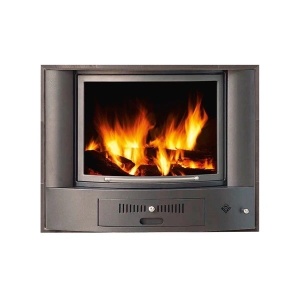 Termosemineu pe lemne Magikal OXO29, 34.8 kW, clasa A, cu agent termic, diametru cos fum diametru 250 mm, randament 73%