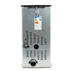 Pachet soba pe peleti KOPH PD 10 kW, cu aer cald, buncar peleti 12 kg, 60 mp, Sursa KOPH 700 W + Stecher Schuko cu protectie la joasa si inalta tensiune, Alb - Img 6