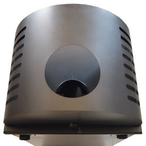 Pachet termosemineu pe lemn Termax Faurar, 11.52 kW, randament 85.59%, 75 m², Antracit si suport lemne foc metalic Termax M cu design vertical si robust, 50 x 40 x 36 cm - Img 7