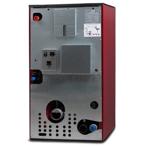 Termosemineu cu peleti Termax Kamin PM 15 kW, Bordo