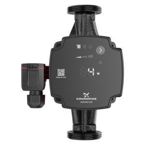 Pompa de recirculare apa calda Grundfos Alpha1 GO 25-80, 180 mm, 60 W, H max. 8 m, Q max. 3.9 mc/h, 220 V - Img 2