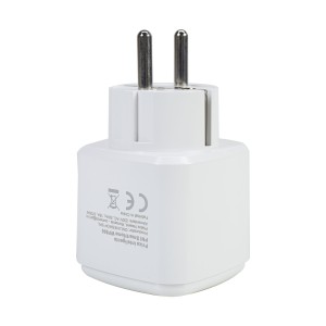 Priza inteligenta PNI SmartHome WP800 WiFi control prin internet, App Tuya Smart, compatibila cu Amazon Alexa si Google Home, masoara consumul de energie