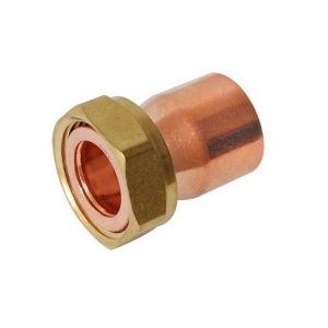Racord semiolandez cupru, ⌀18 x 1/2"