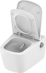 Set TECEneo vas WC cu functie de bideu, apa calda si rece, cu capac slim - Img 2