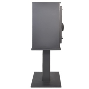 Soba pe lemn Termax Vesta cu picior, 9.47 kW, randament 84.32%, 60 m², Antracit - Img 5