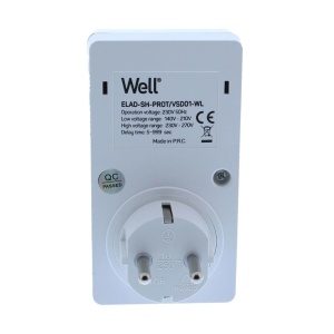 Stecher Schuko cu protectie la joasa si inalta tensiune, ecran digital WELL - Img 3