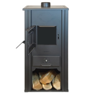 Termosemineu pe lemn Termax Thermis, 24.43 kW, randament 85.10%, 155 m², Rosu - Img 4