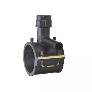 Teu cu colier electrofuziune, Ø50 x Ø32 mm, PN16, pentru bransament