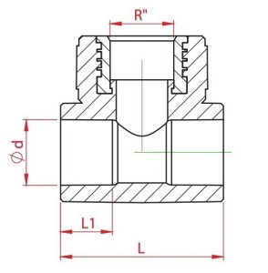 Teu PPR alb, Ø20-3/4 I-20