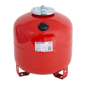 Vas expansiune 35 litri Aquasystem pentru instalatii de incalzire, 8 bar, 3/4", Rosu