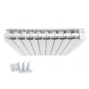 Calorifer (radiator) electric din aluminiu, Fondital eBlitz Soft, 1035/577 mm, 12 elementi, 1800 W - Img 3