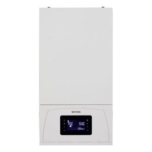Centrala termica in condensare Motan Condens 100, 25 kW, C38GC25-PV1, schimbator principal inox, raport de modulare 1:10, kit de evacuare inclus + Extragarantie 2 ani - Img 2