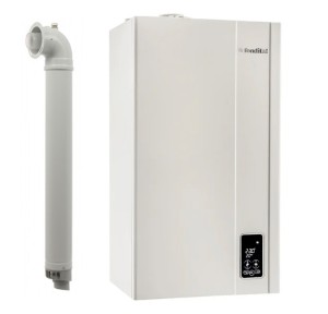 Centrala termica pe gaz/GPL in condensare Fondital Formentera KC 32 kW, Incalzire si ACM, Kit de evacuare inclus
