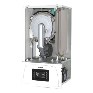 Centrala termica pe gaz in condensare Motan Condens 100 C38GC25-PV1, 25 kW, incalzire si ACM, raport de modulare 1:10, grup hidraulic din composit, Filtru antimagnetita, Kit de evacuare inclus - Img 5