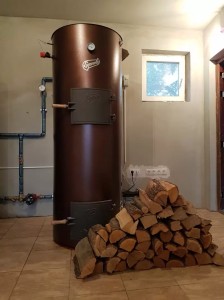 Centrala tip lumanare pe lemne, 40 kW, Liepsnele L40 - Img 2