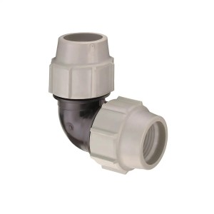 Cot PEHD, Ø110 mm, 90°, PN16, Plasson