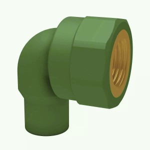 Cot teava PPR, Ø 32 - 1 I, 90 grade, PN25, verde