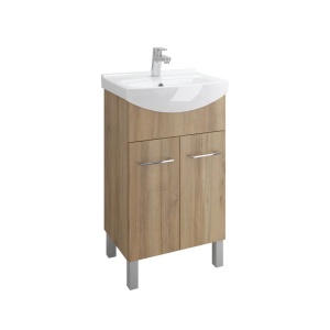 Dulap cu lavoar Olivia, 60, RR801-019, nuc