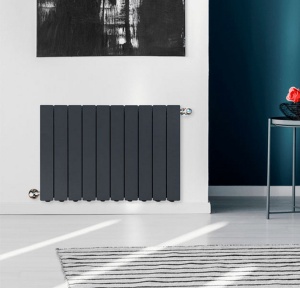 Element FONDITAL Blitz Super B4 din aluminiu 600 mm, putere termica W/elem. (ΔT 50) - 143.5 W, Slate Grey - Img 4