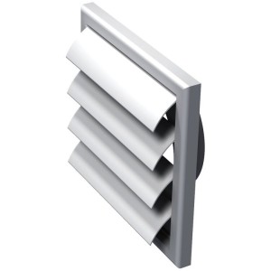 Grila de ventilatie cu jaluzele gravitationale Ø125 mm, Vents