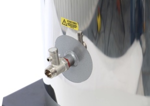 Boiler pe lemne din inox + focar 90 litri, FM Group