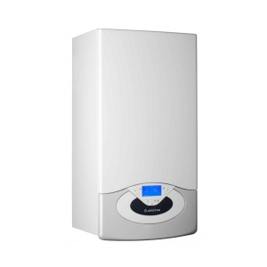 Pachet centrala termica pe gaz in condensare Ariston Genus Premium EVO HP 65 kW, doar incalzire, Kit de evacuare inclus, Vas expansiune, Boiler stativ 300 litri, Vana amestec 3 cai, Servomotor vana, Termostat KOPH I302, Vas expansiune sanitar - Img 2
