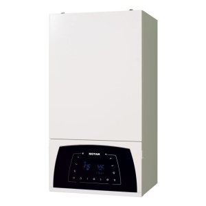 Centrala termica Motan Condens Plus 100 C38GC29V1, 29 kW, in condensare, kit de evacuare inclus