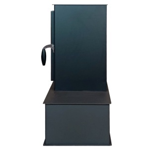 Pachet soba pe lemn Termax Mina, 9.47 kW, randament 84.32%, 60 m², spatiu depozitare lemne, Negru, set accesorii si aspirator cenusa - Img 5