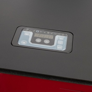 Termosemineu cu peleti Termax Kamin PM 15 kW, Bordo