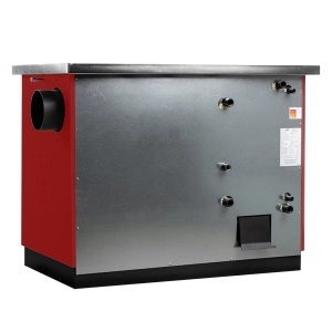 Pachet termosoba pe lemn Termax Maria 25 kW din otel, evacuare pe stanga, Vas expansiune 35 litri, Pompa de recirculare KOPH GPA 3 32/6 - 180 mm - Img 4