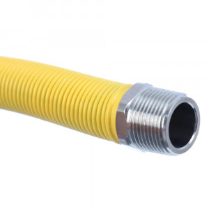 Racord extensibil gaz din inox Everline, 3/4 FI-FE, 30 - 60 cm