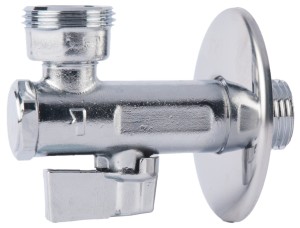 Robinet coltar HERZ, FE 1/2" - FE 3/8", cu filtru, pentru sublavoar