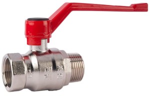 Robinet cu bila HERZ, FI-FE Ø 1 1/4" nr. 1, PN25, actionare maneta