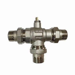 Robinet motorizat 3 cai cu deviator filet 1", Tiemme - Img 2