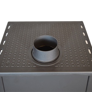 Soba pe lemn Termax Bunica, 8.45 kW, randament 80.36%, 55 m², Bordo - Img 8