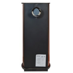 Soba pe lemn Termax Corex, 6.11 kW, evacuare spate, randament 86.49%, 40 m², spatiu depozitare lemne, Bordo - Img 6