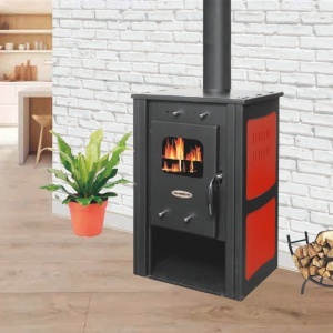 Soba pe lemn Termax Haiduc, 7.02 kW, randament 85.74%, 45 m², Bordo - Img 3