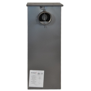 Soba pe lemn Termax Mia, 6.11 kW, evacuare spate, randament 86.49%, 40 m², spatiu depozitare lemne, Antracit - Img 3